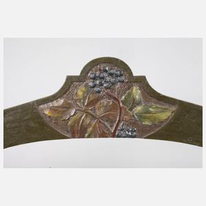 Ovaler geschnitzer Jugendstilrahmen um 1910