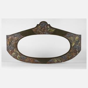 Ovaler geschnitzer Jugendstilrahmen um 1910