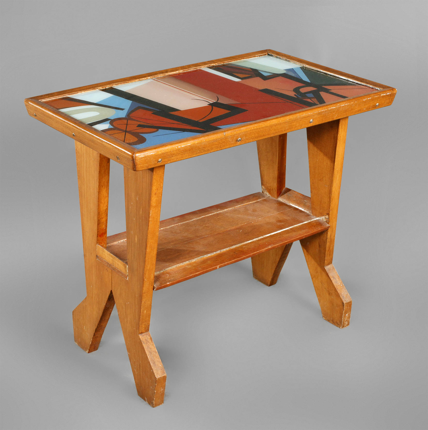 Kubistischer Beistelltisch