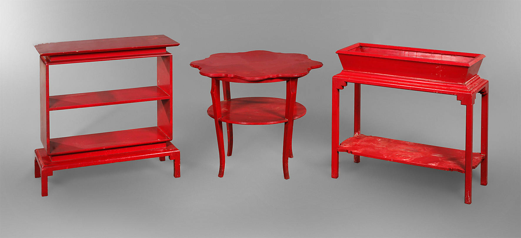 Drei Kleinmöbel Art déco