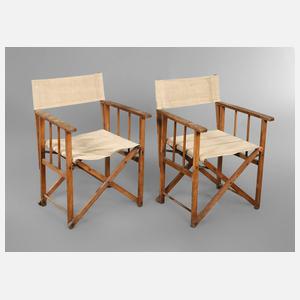 Paar Regiestühle