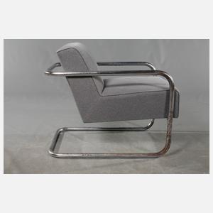 Paar Sessel Stahlrohr