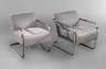 Paar Sessel Stahlrohr