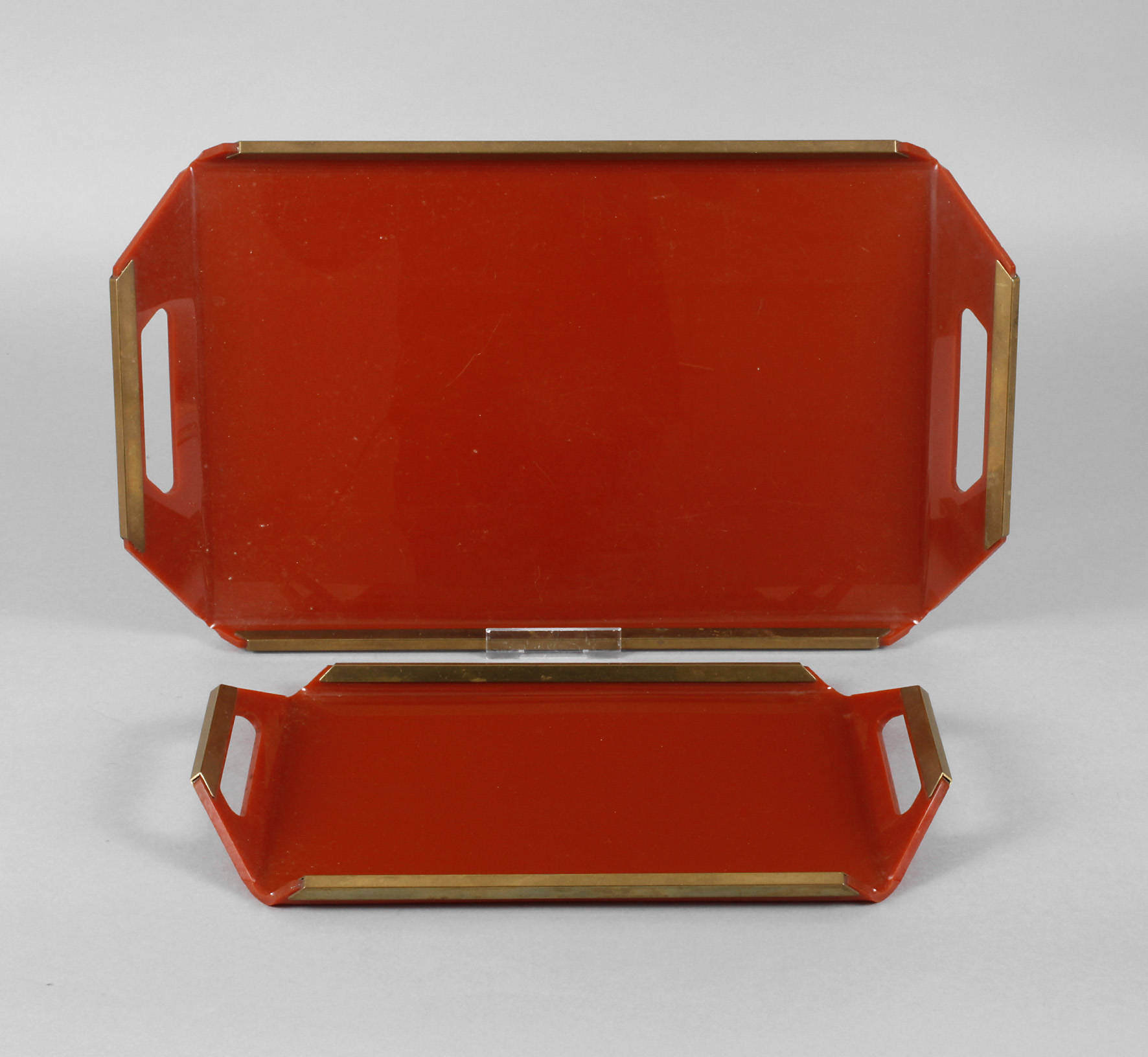 Zwei Tabletts Art déco