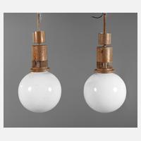 Paar große Kugellampen111