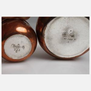 Christofle drei Vasen Art déco