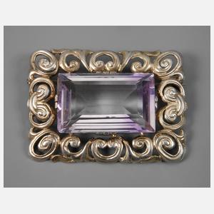 Große Amethystbrosche