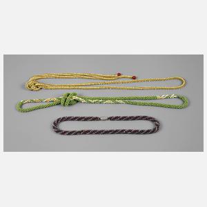 Konvolut Ketten Perlenstickerei