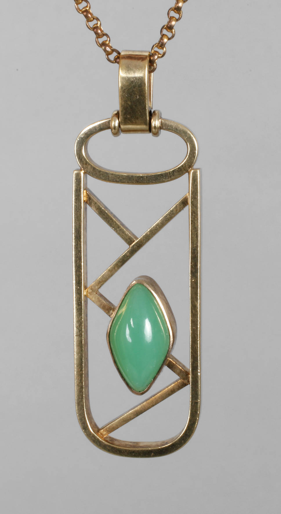 Anhänger mit Chrysopras