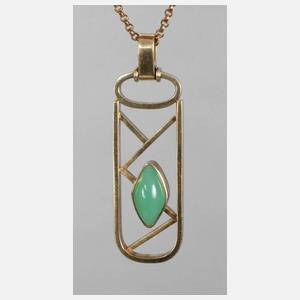 Anhänger mit Chrysopras