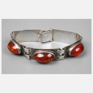 Georg Kramer Armband mit Bernsteinen