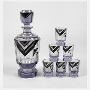 Likörset Art déco