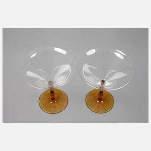 Moser Karlsbad zwei Sektschalen