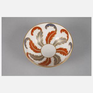 Richard Ginori Mailand Schale mit Blattdekor