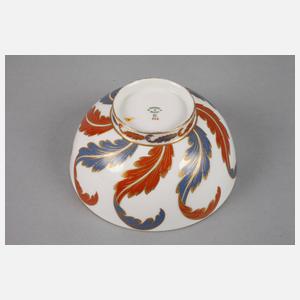 Richard Ginori Mailand Schale mit Blattdekor