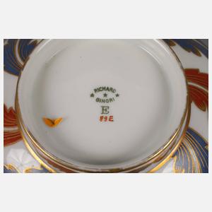 Richard Ginori Mailand Schale mit Blattdekor