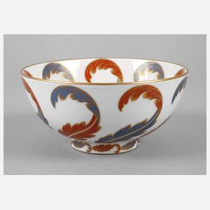 Richard Ginori Mailand Schale mit Blattdekor