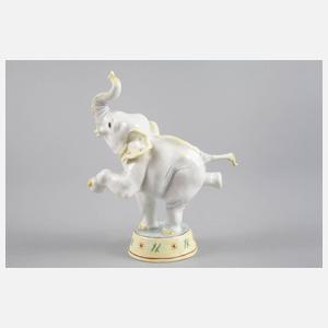 Nymphenburg ”Elefant auf Trommel”