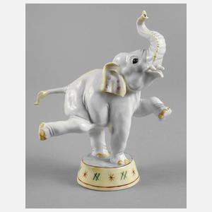 Nymphenburg ”Elefant auf Trommel”