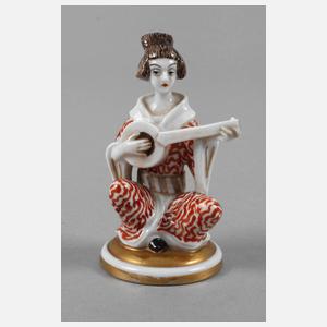 Rosenthal Miniatur Japanerin mit Shamise