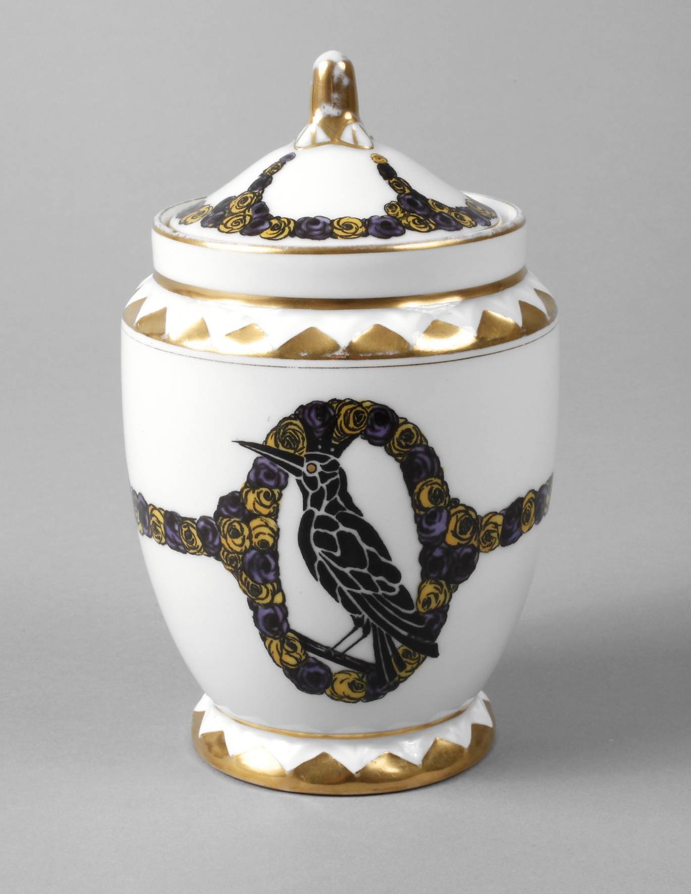 Tettau Deckeldose Art déco