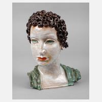 Goldscheider Wien Büste Frauenkopf111