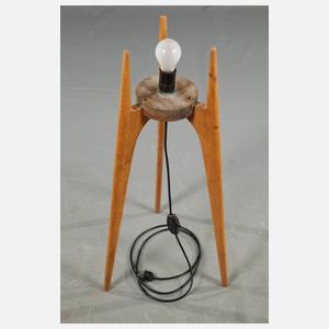 Stehlampe Teakholz