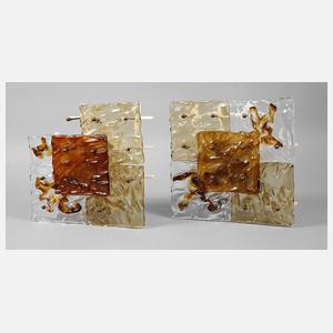 Zwei Wandlampen Design