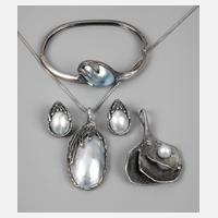 Schmuckset mit Perlen111