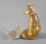 Murano zwei Tierfiguren