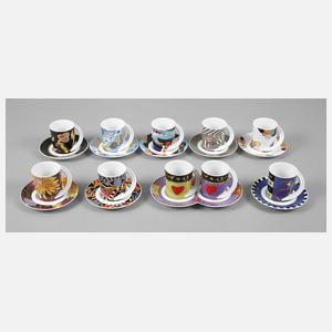 Rosenthal Konvolut Espresso-Sammeltassen