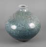 Wendelin Stahl Vase Kristallglasur