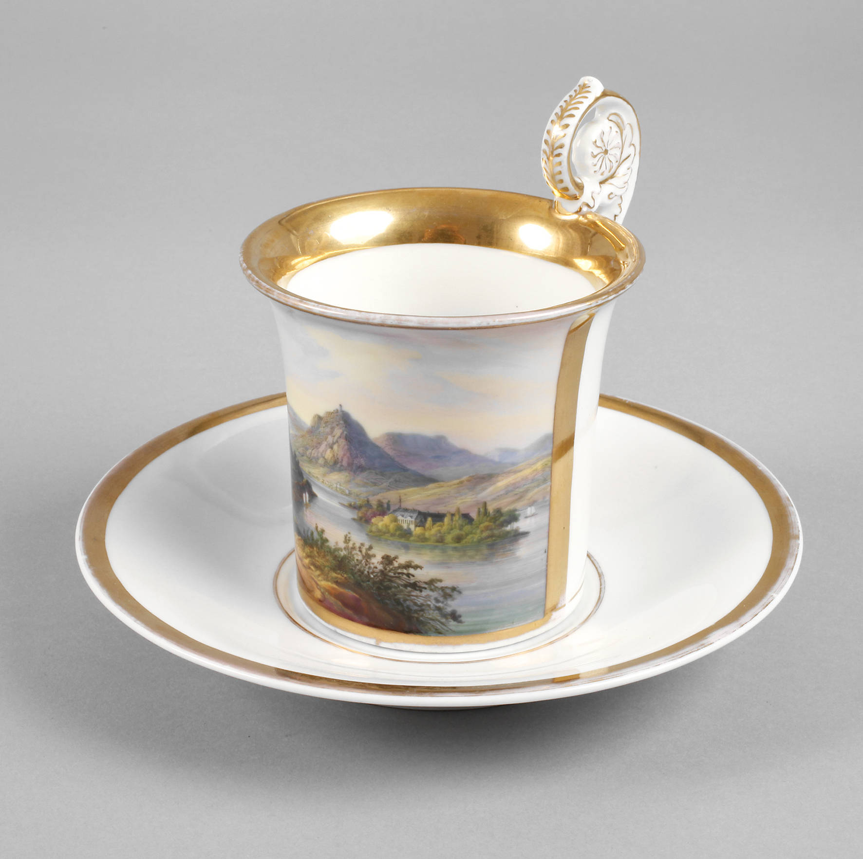 Thüringen Ansichtentasse Rheinlandschaft