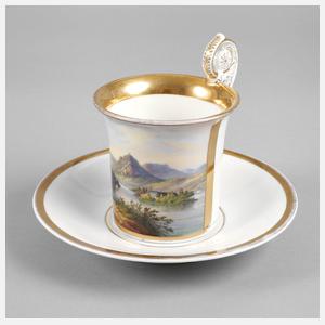 Thüringen Ansichtentasse Rheinlandschaft