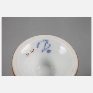 Fürstenberg Kakaotasse Watteauszene