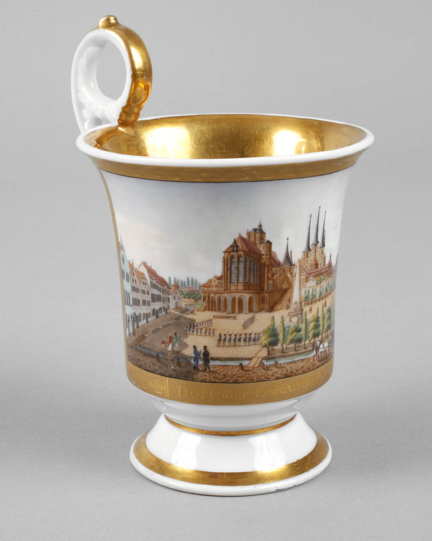 KPM Berlin Ansichtentasse Erfurt