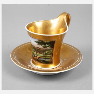 KPM Berlin Ansichtentasse ”Sanssouci bei Potsdam”