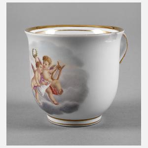 Meissen Tasse Puttendekor