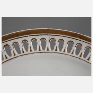 Meissen Durchbruchteller Puttenmotiv