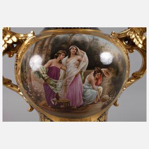 Große Prunkvase ”Im Garten des Alcatzers”