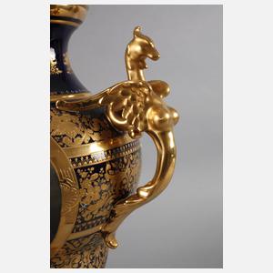 Große Prunkvase ”Im Garten des Alcatzers”