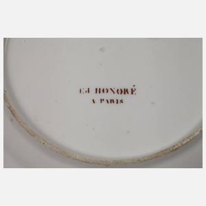 Frankreich Bildteller ”Bourgeoise en 1470”