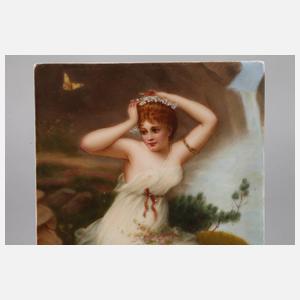Bildplatte ”Nymphe nach Bernard”