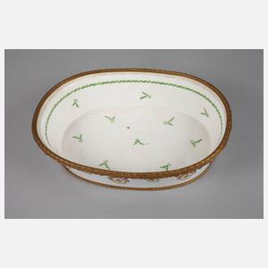 Frankreich Schale mit Messingmontur