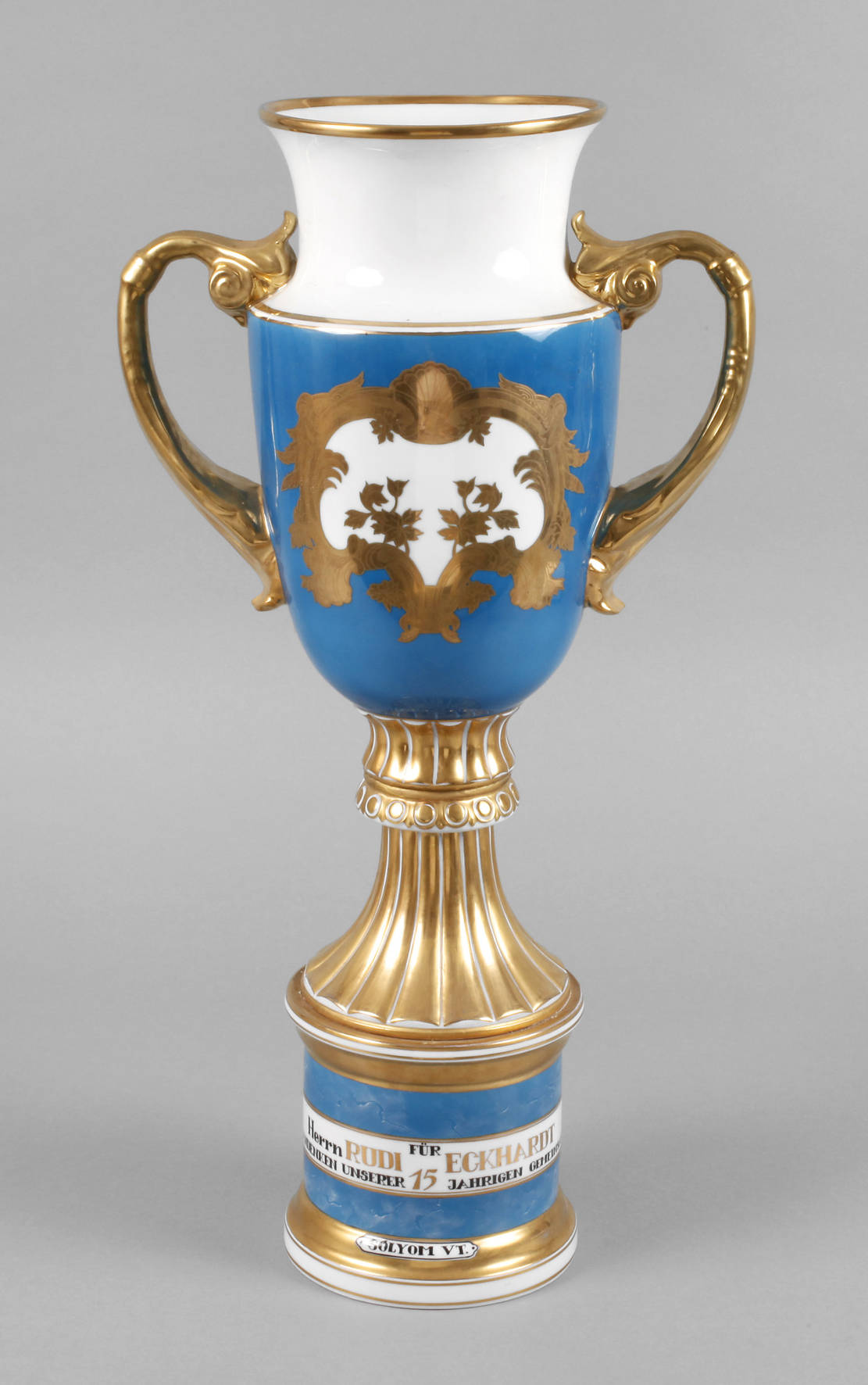 Hollóháza Ungarn große Pokalvase