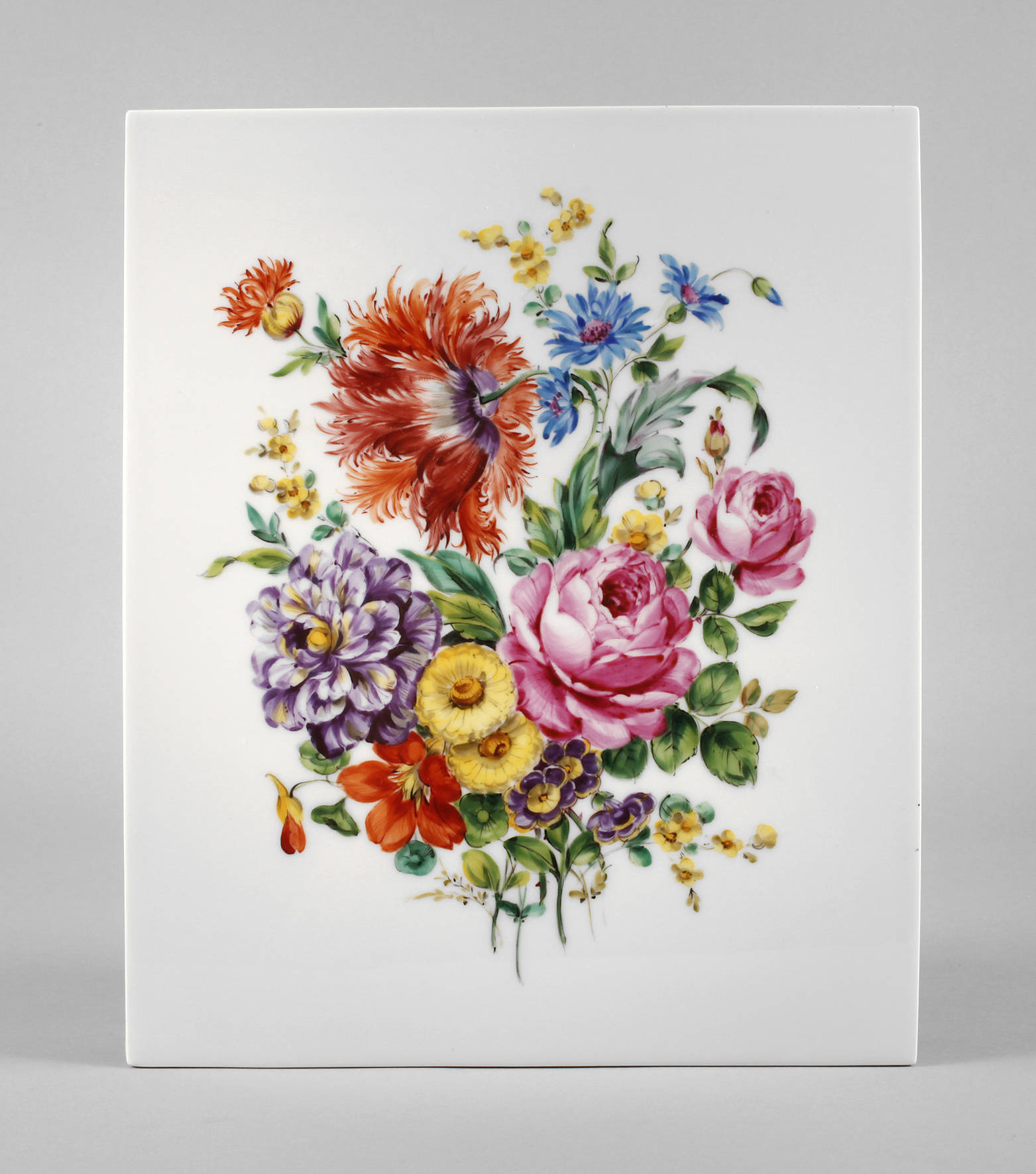 KPM Berlin Bildplatte ”Blütenbukett”