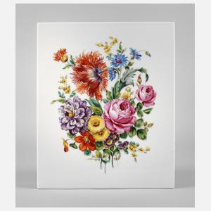 KPM Berlin Bildplatte ”Blütenbukett”