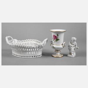 KPM Berlin/Meissen Konvolut Zierporzellan