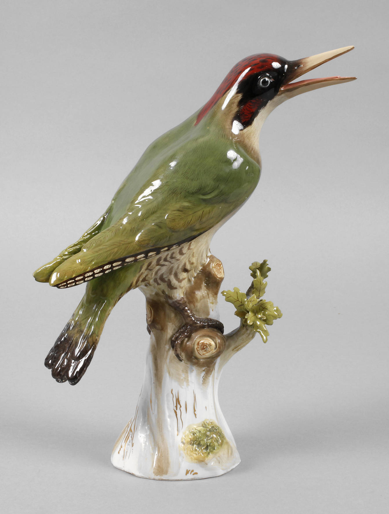 Meissen ”Grünspecht auf Stamm”