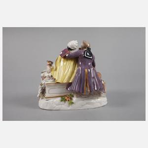 Meissen Liebesgruppe beim Tête à Tête